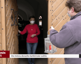 Do města dorazilo betlémské světlo