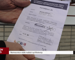Nemocnice stále nabízí rychlotesty
