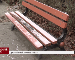 Oprava laviček v centru města