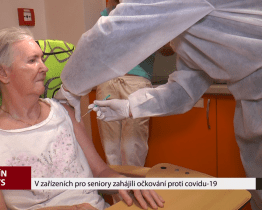 V zařízeních pro seniory zahájili očkování proti covidu-19