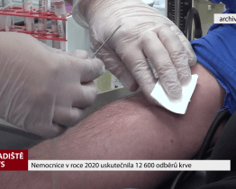 Nemocnice v roce 2020 uskutečnila 12 600 odběrů krve