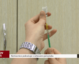 Nemocnice pokračuje v očkování personálu