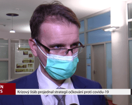 Krizový štáb projednal strategii očkování proti covidu-19
