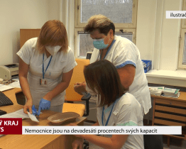 Nemocnice jsou na devadesáti procentech svých kapacit