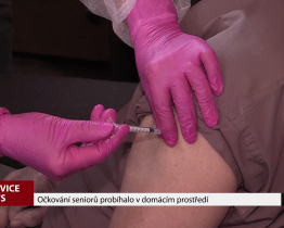 Očkování seniorů probíhalo v domácím prostředí