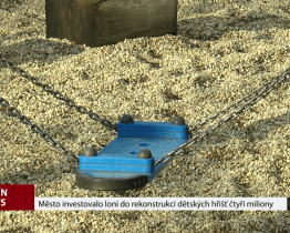 Město investovalo loni do rekonstrukcí dětských hřišť čtyři miliony