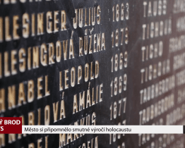Město si připomnělo smutné výročí holocaustu