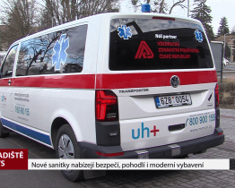 Nové sanitky nabízejí bezpečí, pohodlí i moderní vybavení
