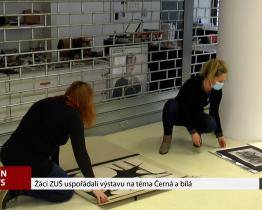 Žáci ZUŠ uspořádali výstavu na téma Černá a bílá