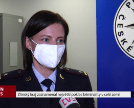 Zlínský kraj zaznamenal největší pokles kriminality v celé zemi