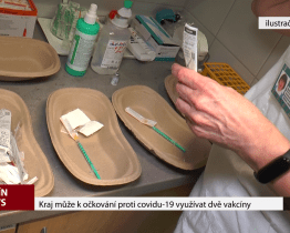 Kraj může k očkování proti covidu-19 využívat dvě vakcíny