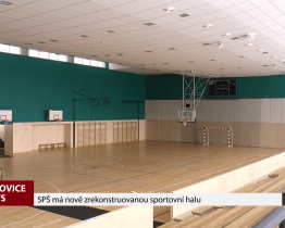SPŠ má nově zrekonstruovanou sportovní halu