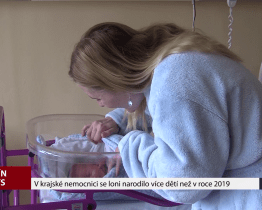 V krajské nemocnici se loni narodilo více dětí než v roce 2019