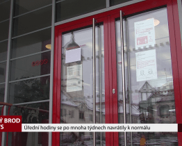 Úřední hodiny se po mnoha týdnech navrátily k normálu