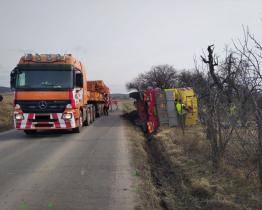 V Napajedlích havaroval jeřáb