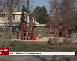Dětská hřiště zůstanou otevřená