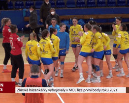Zlínské házenkářky vybojovaly v MOL lize první body roku 2021