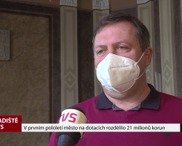 V prvním pololetí město na dotacích rozdělilo 21 milionů korun