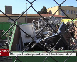 Město spustilo aplikaci pro sledování naplněnosti sběrných dvorů