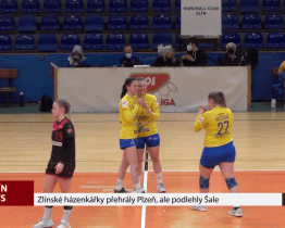 Zlínské házenkářky přehrály Plzeň, ale podlehly Šale