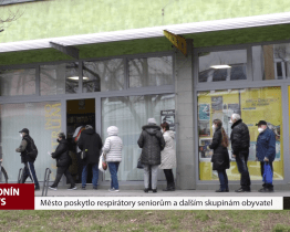 Město poskytlo respirátory seniorům a dalším skupinám obyvatel