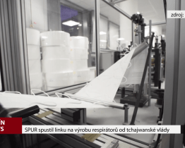 SPUR spustil linku na výrobu respirátorů od tchajwanské vlády