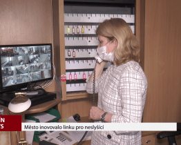 Město inovovalo linku pro neslyšící