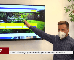 KOVED připravuje grafické vizuály pro orientaci na nádražích