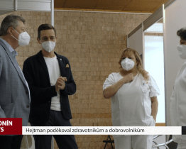 Hejtman poděkoval zdravotníkům a záchranářům