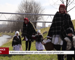 Folklórní soubor Věneček i přes složitou situaci přivítal jaro