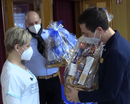 Hejtman a starosta poděkovali zdravotníkům