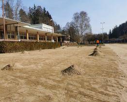 V lázeňském areálu vrcholí přípravy na novou sezonu