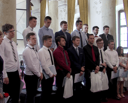 Maturanti převzali vysvědčení v Muzeu Jana Amose Komenského