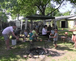 Myslivci připravili zábavu pro děti