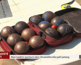 18 týmů si zahrálo petangue v rámci Slováckého léta