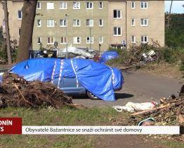 Obyvatelé Bažantnice ve spolupráci s dobrovolníky stále odklízejí následky tornáda