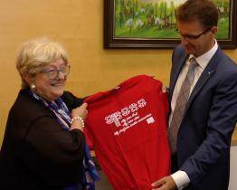 Do Uherského Hradiště zavítala ředitelka NCSML z Iowy