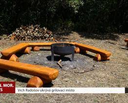 Vrch Radošov ukrývá grilovací místo