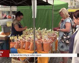 O farmářské trhy je velký zájem