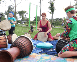 Nejen děti si mohly užít indiánské odpoledne