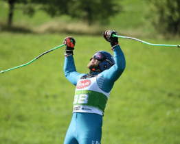 Barták slaví titul mistra světa v travním lyžování