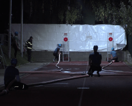 Noční hasičskou soutěž vyhráli hasiči ze Zlína