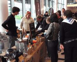 Kongresové centrum provonělo aroma čerstvé kávy