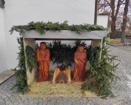 Vánoční dárek vskutku stylový. V Březnici mají nový betlém