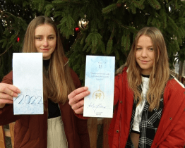 Novoročenky navrhly studentky gymnázia