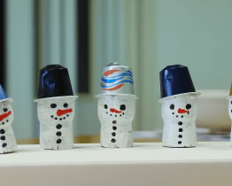 Zimní tvoření z recyklovaných materiálů