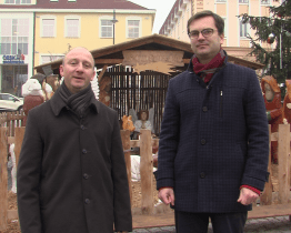 Vánoční a novoroční pozdrav starosty Kubáníka a děkana Pavlici