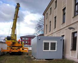 Obytná buňka má sloužit pro nouzové bydlení