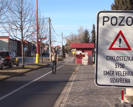 Velehradská cyklostezka je kvůli stavbě dálnice uzavřená