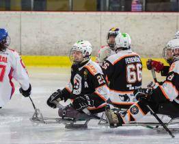 Sledge hokejisté Zlína po výhře nad Pardubicemi získali bronzové medaile 